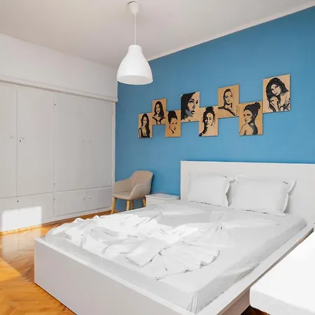 The Blue Art Spot In Prime Center By Flat Mаnager Apartamento Sofía